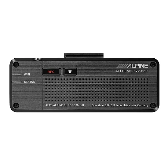 Alpine DVR-F220 Advanced Dash Camera Full HD GPS WiFi Driver Assistance ADAS Alpine DVR-F220 Advanced Dash Camera Full HD GPS WiFi Driver Assistance ADAS