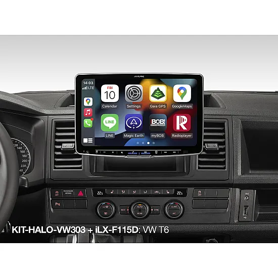 Alpine Halo Single & Double Din Car Stereo Installation Kit for Seat, Skoda, Volkswagen Alpine Halo Single & Double Din Car Stereo Installation Kit for Seat, Skoda, Volkswagen