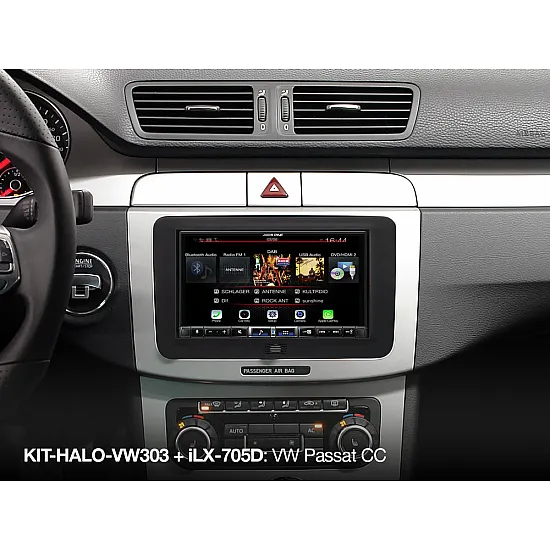 Alpine Halo Single & Double Din Car Stereo Installation Kit for Seat, Skoda, Volkswagen Alpine Halo Single & Double Din Car Stereo Installation Kit for Seat, Skoda, Volkswagen