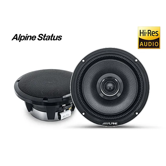 Alpine Status Hi-Res 6.5 inch 16.5cm Coaxial Car Speakers Alpine Status Hi-Res 6.5 inch 16.5cm Coaxial Car Speakers
