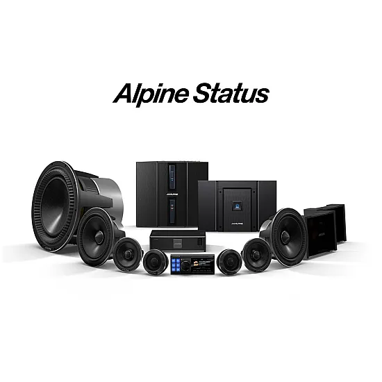 Alpine Status Hi-Res 6.5" 16.5cm 3-Way Component Car Speakers