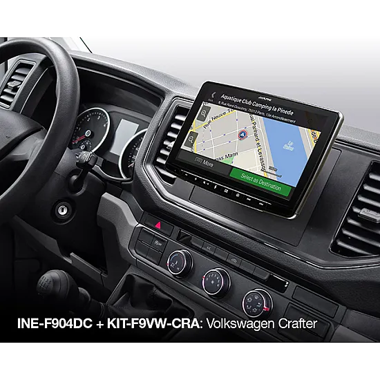 Alpine INE-F904DC Halo9 Navi Campervan Audio and Navigation System Alpine INE-F904DC Halo9 Navi Campervan Audio and Navigation System