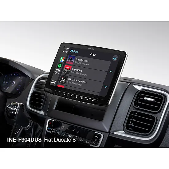Alpine INE-F904DU8 Halo9 Navi 9-inch Floating Screen DAB CarPlay Android Stereo for Fiat Ducato 8 Alpine INE-F904DU8 Halo9 Navi 9-inch Floating Screen DAB CarPlay Android Stereo for Fiat Ducato 8