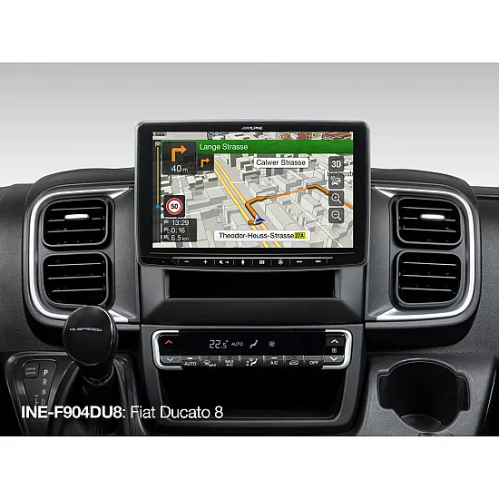 Alpine INE-F904DU8 Halo9 Navi 9-inch Floating Screen DAB CarPlay Android Stereo for Fiat Ducato 8 Alpine INE-F904DU8 Halo9 Navi 9-inch Floating Screen DAB CarPlay Android Stereo for Fiat Ducato 8