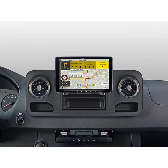 Alpine INE-F904S907 Floating Car Navigation Multimedia 9" Display for Mercedes Sprinter W907 Alpine INE-F904S907 Floating Car Navigation Multimedia 9" Display for Mercedes Sprinter W907