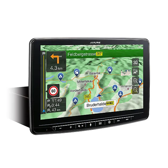 Alpine INE-F904S907 Floating Car Navigation Multimedia 9" Display for Mercedes Sprinter W907 Alpine INE-F904S907 Floating Car Navigation Multimedia 9" Display for Mercedes Sprinter W907
