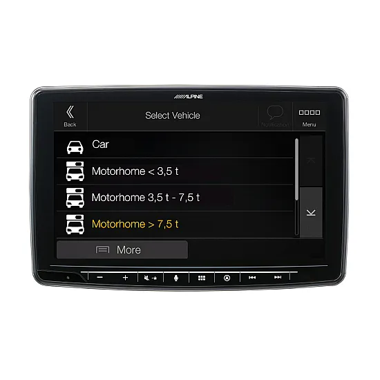 Alpine INE-F904S907 Floating Car Navigation Multimedia 9" Display for Mercedes Sprinter W907 Alpine INE-F904S907 Floating Car Navigation Multimedia 9" Display for Mercedes Sprinter W907