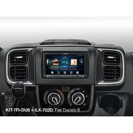 Alpine KIT-7FI-DU8 - 2DIN Installation Kit - Fiat Ducato 8 Alpine KIT-7FI-DU8 - 2DIN Installation Kit - Fiat Ducato 8