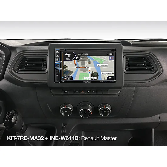 Alpine KIT-7RE-MA32 - 2DIN Installation Kit - Renault Master 3, Opel Movano or Nissan NV400 Alpine KIT-7RE-MA32 - 2DIN Installation Kit - Renault Master 3, Opel Movano or Nissan NV400
