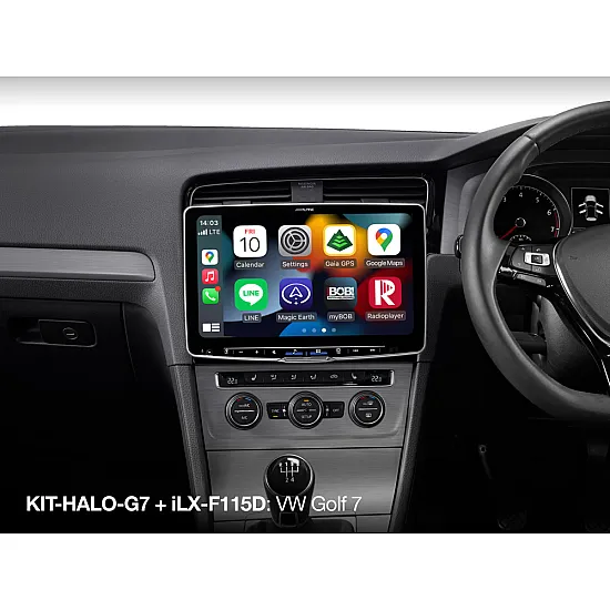 Alpine KIT-HALO-G7R - Halo9 and Halo11 Installation Kit - Volkswagen Golf 7