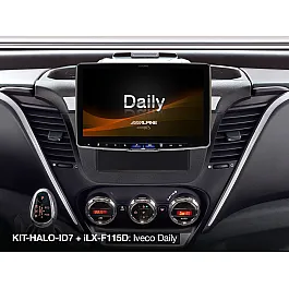 Alpine KIT-HALO-ID7 Single Din Halo & Double Din Car Stereo Installation kit for Iveco Daily 7