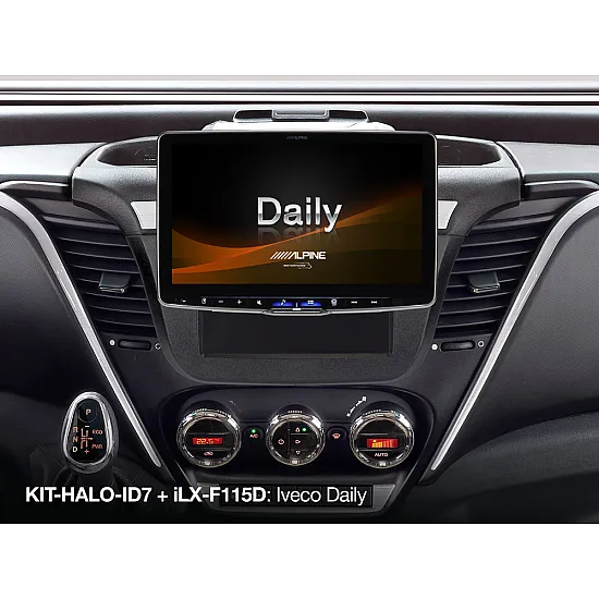 Alpine KIT-HALO-ID7 Single Din Halo & Double Din Car Stereo Installation kit for Iveco Daily 7 Alpine KIT-HALO-ID7 Single Din Halo & Double Din Car Stereo Installation kit for Iveco Daily 7