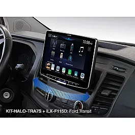 Alpine KIT-HALO-TRA7S Single Din Car Stereo Installation Kit for Ford Transit Custom 2018