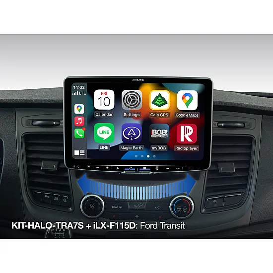 Alpine KIT-HALO-TRA7S Single Din Car Stereo Installation Kit for Ford Transit Custom 2018 Alpine KIT-HALO-TRA7S Single Din Car Stereo Installation Kit for Ford Transit Custom 2018