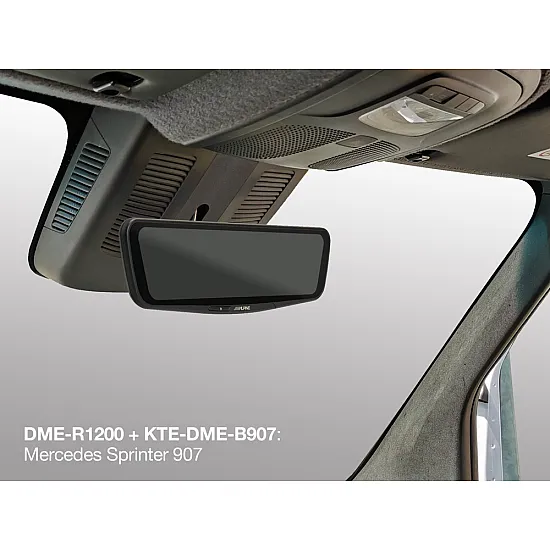 Alpine KTE-DME-B907 Freeview Mirror installation kit to fit a DME-R1200 in a Mercedes Sprinter 907/910 Alpine KTE-DME-B907 Freeview Mirror installation kit to fit a DME-R1200 in a Mercedes Sprinter 907/910