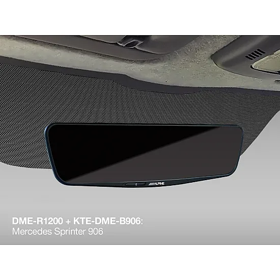 Alpine KTE-DME-B906 Freeview Mirror installation kit to fit a DME-R1200 in Mercedes Sprinter W906 Alpine KTE-DME-B906 Freeview Mirror installation kit to fit a DME-R1200 in Mercedes Sprinter W906