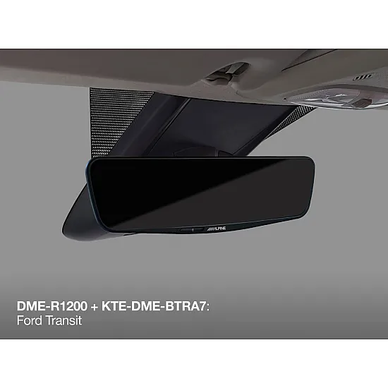 Alpine Freeview Mirror installation kit to fit a DME-R1200 in Ford Transit Custom, Camper and Nugget Alpine Freeview Mirror installation kit to fit a DME-R1200 in Ford Transit Custom, Camper and Nugget
