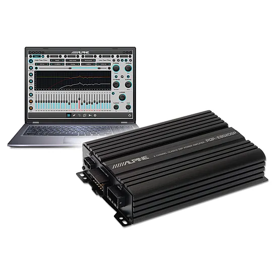 Alpine PDP-E802DSP 8-Channel Digital DSP Car Audio Amplifier Alpine PDP-E802DSP 8-Channel Digital DSP Car Audio Amplifier