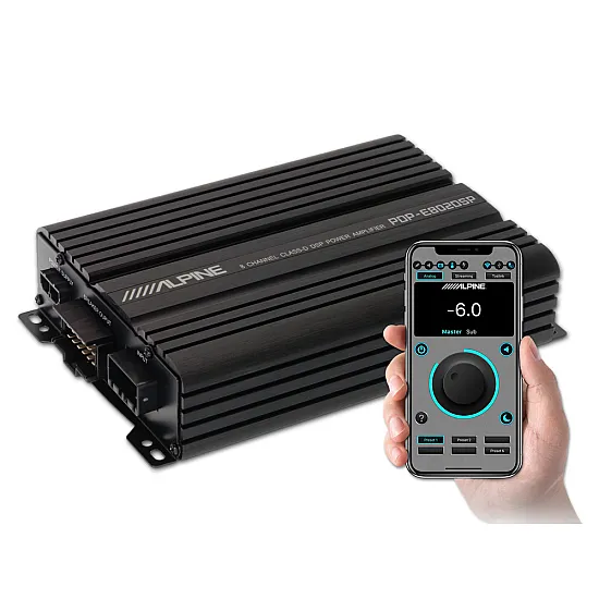 Alpine PDP-E802DSP 8-Channel Digital DSP Car Audio Amplifier Alpine PDP-E802DSP 8-Channel Digital DSP Car Audio Amplifier