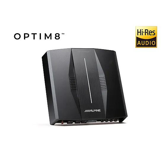 Alpine OPTIM8 8-Channel DSP Amplifier with Automatic Sound Tuning Alpine OPTIM8 8-Channel DSP Amplifier with Automatic Sound Tuning