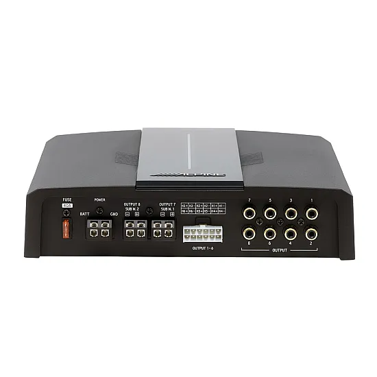 Alpine OPTIM8 8-Channel DSP Amplifier with Automatic Sound Tuning Alpine OPTIM8 8-Channel DSP Amplifier with Automatic Sound Tuning