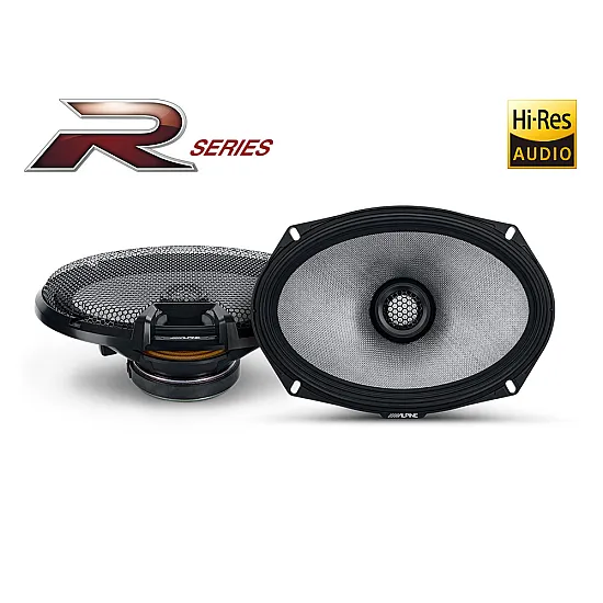 Alpine R2-S69 R-Series 6 x 9 inch Hi-Res 300W Coaxial Car Speakers Alpine R2-S69 R-Series 6 x 9 inch Hi-Res 300W Coaxial Car Speakers