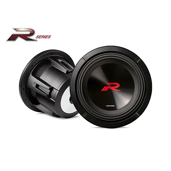 Alpine R2-W10D4 R-Series 10-inch (25cm) Car Subwoofer Dual 4-Ohm Voice Coils Alpine R2-W10D4 R-Series 10-inch (25cm) Car Subwoofer Dual 4-Ohm Voice Coils