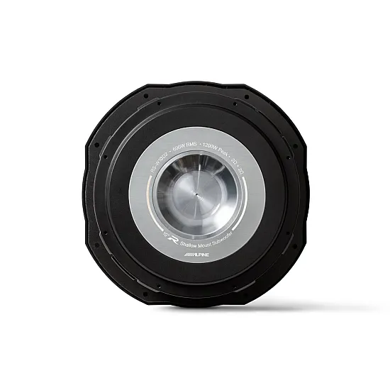 Alpine RS-W10D2 R-Series 10" 25cm Shallow Car Audio Subwoofer with Dual 2-Ohm Voice Coils Alpine RS-W10D2 R-Series 10" 25cm Shallow Car Audio Subwoofer with Dual 2-Ohm Voice Coils