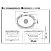 Alpine S2-S68 S-Series 6" x 8" High Res 230W Coaxial Car Speakers