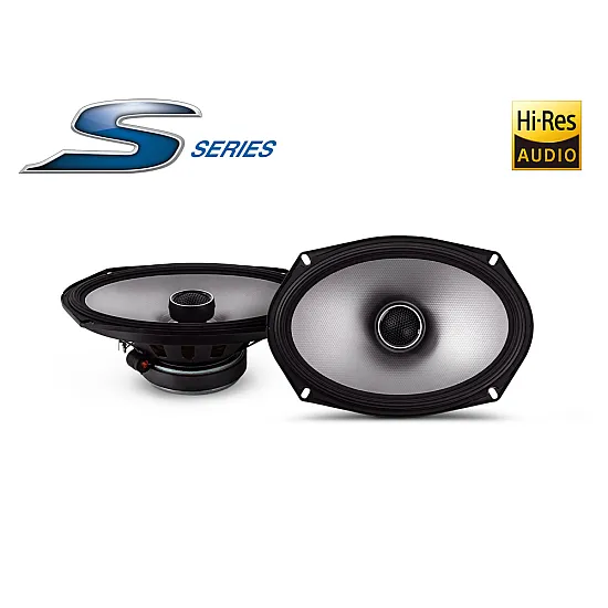 Alpine S2-S69 S-Series 6" x 9" High Res 260W Coaxial Car Speakers Alpine S2-S69 S-Series 6" x 9" High Res 260W Coaxial Car Speakers