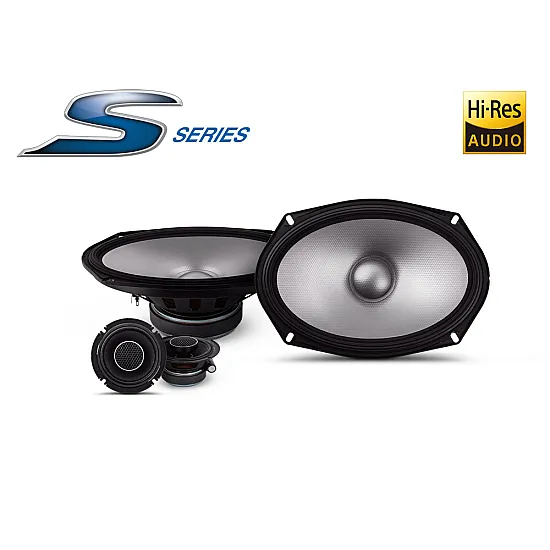 Alpine S2-S69C S-Series 16cm x 24cm 6" x 9" High Res 260W Component Car Speakers