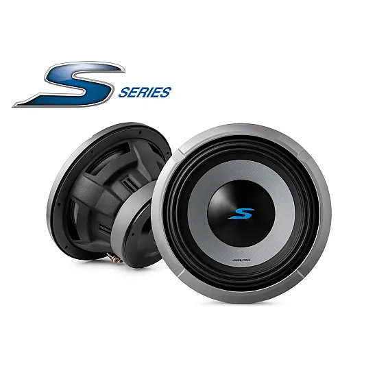 Alpine S2-W10D4 S-Series 25cm 10" Car Subwoofer with Dual 4-Ohm Voice Coils