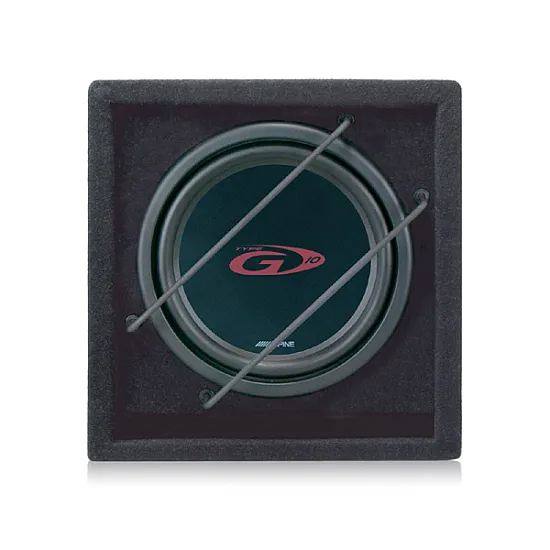 Alpine SBG-1044BR - Bass Box SWG-1044 10" Subwoofer with Enclosure