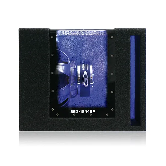 Alpine SBG-1244BP - 800W 12" Band Pass Subwoofer in Custom Enclosure