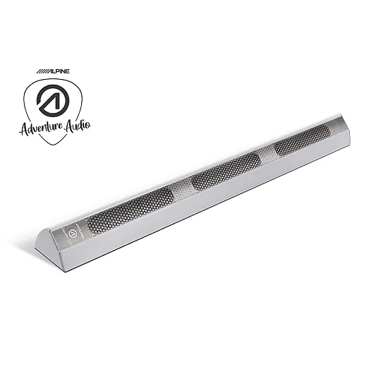 Alpine SPC-L500S Adventure Audio In-Cabin Surface-Mount Speaker (Long / Silver) Alpine SPC-L500S Adventure Audio In-Cabin Surface-Mount Speaker (Long / Silver)