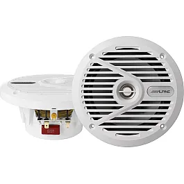 Alpine SPS-M601W Marine 16.5 cm 2-Way Coaxial Speakers White