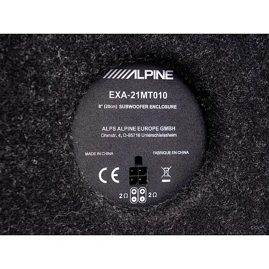 Alpine SWC-W84S907 Subwoofer 180W with Enclosure for Mercedes-Benz Sprinter 907 / 910 Alpine SWC-W84S907 Subwoofer 180W with Enclosure for Mercedes-Benz Sprinter 907 / 910