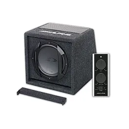 Alpine SWE-815 - 300W 8" 20cm Amplified Subwoofer Bass Box