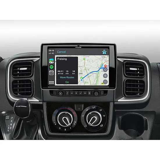 Alpine X903D-DU8 9” Navigation System for Fiat Ducato III v8 - Carplay - Android Auto - Park4Night