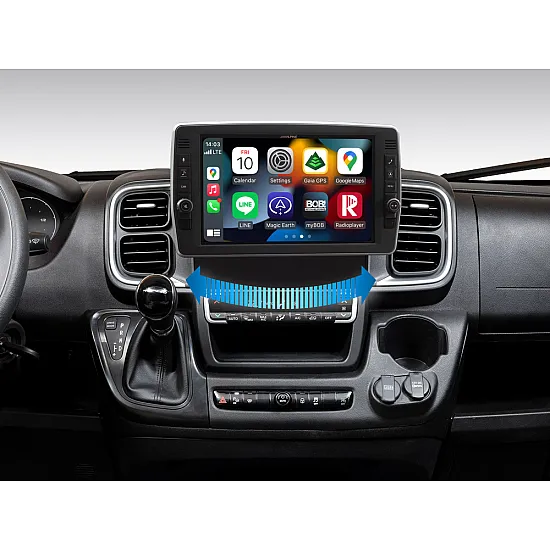 Alpine X903D-DU8S 9" Touch Screen Navigation with Swivel Display for Fiat Ducato 8