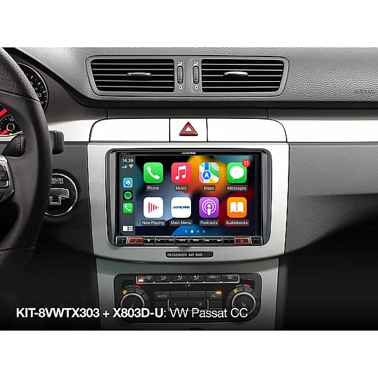Alpine KIT-8VWTX303 Car Stereo Fitting Kit - Volkswagen MIB-PQ Platforms