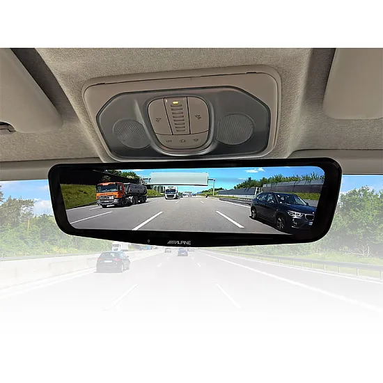 Alpine DME-R1200 Digital Rear Mirror Kit for Fiat Ducato Motorhomes and Camper Vans