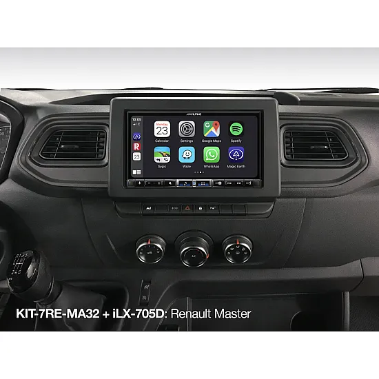 Alpine iLX-705D Premium 2DIN Media Receiver - DAB+ Apple Carplay  Android Auto