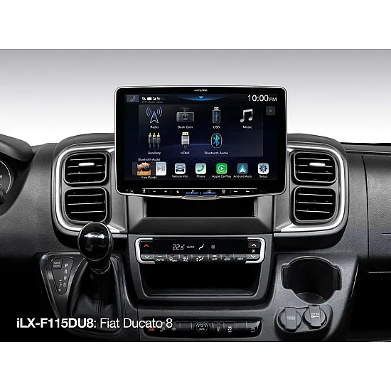Alpine ILX-F115DU8 Media Receiver 11" DAB Radio, CarPlay, Android Auto for Fiat Ducato 8