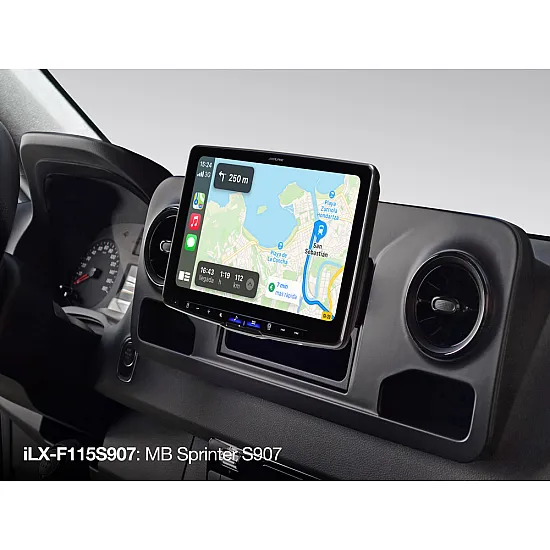 Alpine iLX-F115S907 Halo11 Media System for Mercedes Sprinter 907 DAB Apple CarPlay Android Alpine iLX-F115S907 Halo11 Media System for Mercedes Sprinter 907 DAB Apple CarPlay Android