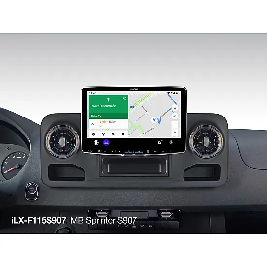 Alpine iLX-F115S907 Halo11 Media System for Mercedes Sprinter 907 DAB Apple CarPlay Android Alpine iLX-F115S907 Halo11 Media System for Mercedes Sprinter 907 DAB Apple CarPlay Android