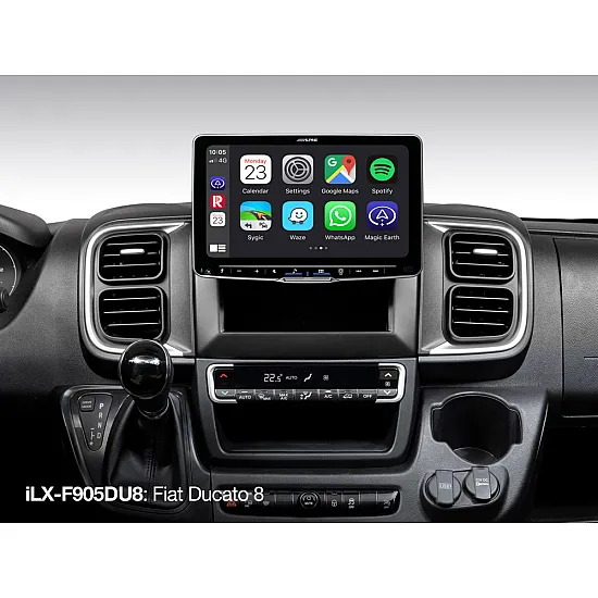 Alpine iLX-F905DU8 Halo9 9-Inch Media Receiver DAB Apple CarPlay Android Auto for Fiat Ducato 8 Alpine iLX-F905DU8 Halo9 9-Inch Media Receiver DAB Apple CarPlay Android Auto for Fiat Ducato 8