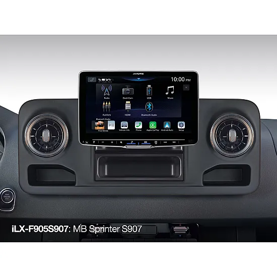 Alpine iLX-F905S907 Halo9 Media System for Mercedes Sprinter 907 DAB Apple CarPlay Android Auto Stereo Alpine iLX-F905S907 Halo9 Media System for Mercedes Sprinter 907 DAB Apple CarPlay Android Auto Stereo