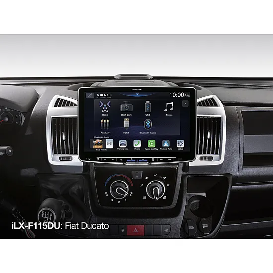 Alpine iLX-F115DU 11” Media Receiver - DAB+ Apple Carplay Android Auto - Fiat Ducato 3 Alpine iLX-F115DU 11” Media Receiver - DAB+ Apple Carplay Android Auto - Fiat Ducato 3