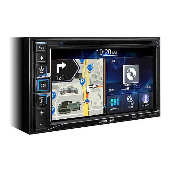 Alpine INE-W611DU Fiat Ducato Navigation, DAB+, HDMI, CD/DVD, Apple CarPlay & Android Auto